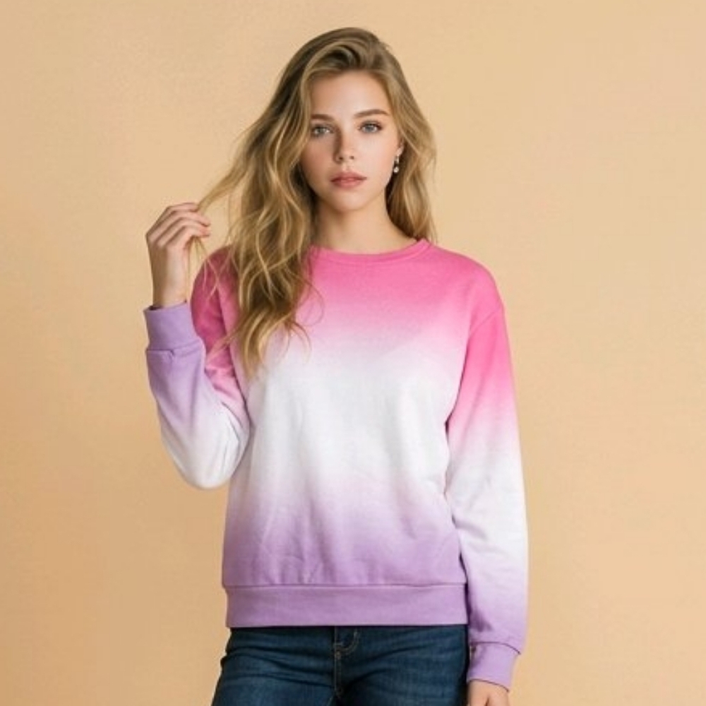 Ombre Sweatshirt Small